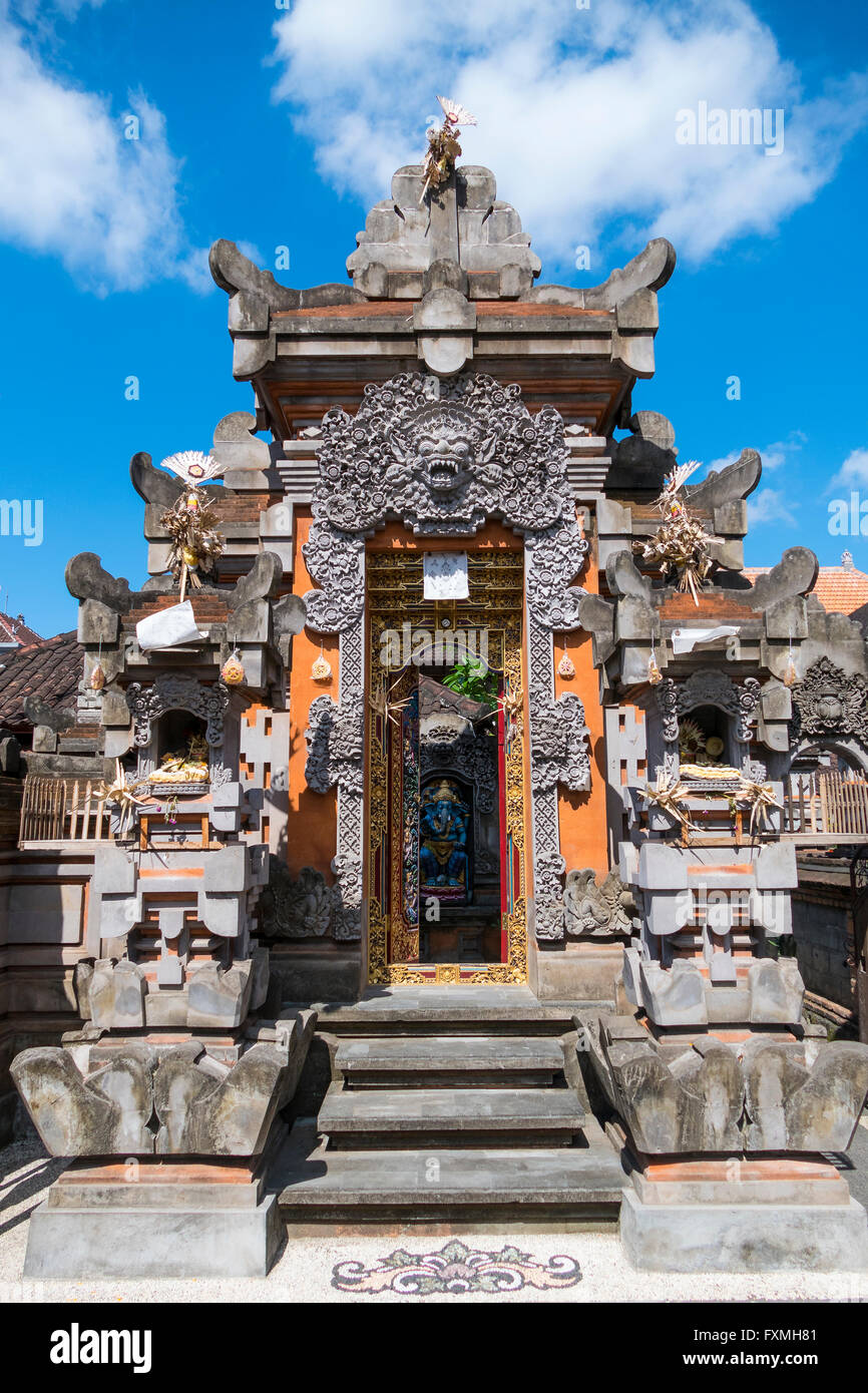 Bali Traditional Architecture, Ubud, Bali, Indonesia Stock Photo