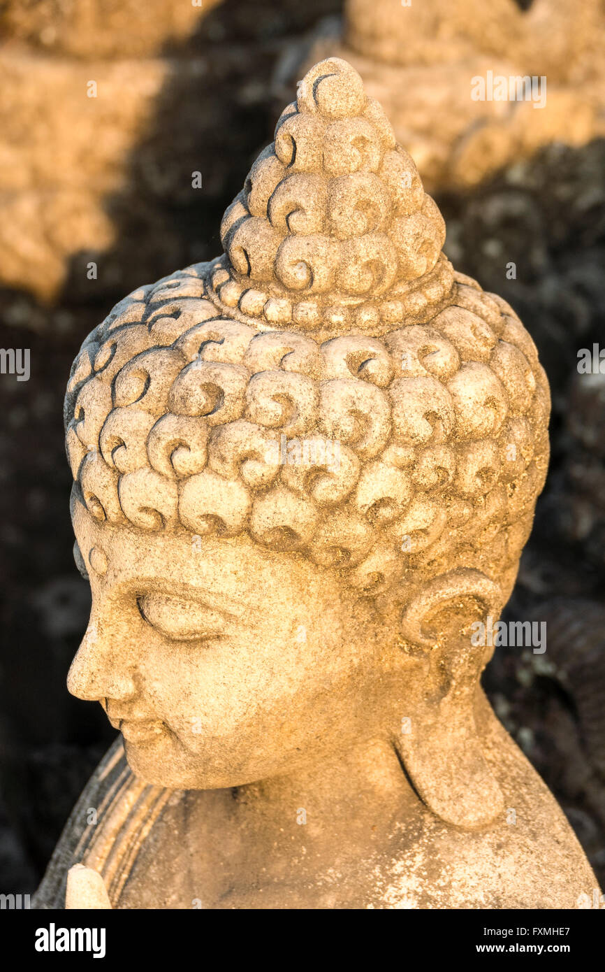 Hindu Buddhist Statue, Ubud, Bali, Indonesia Stock Photo