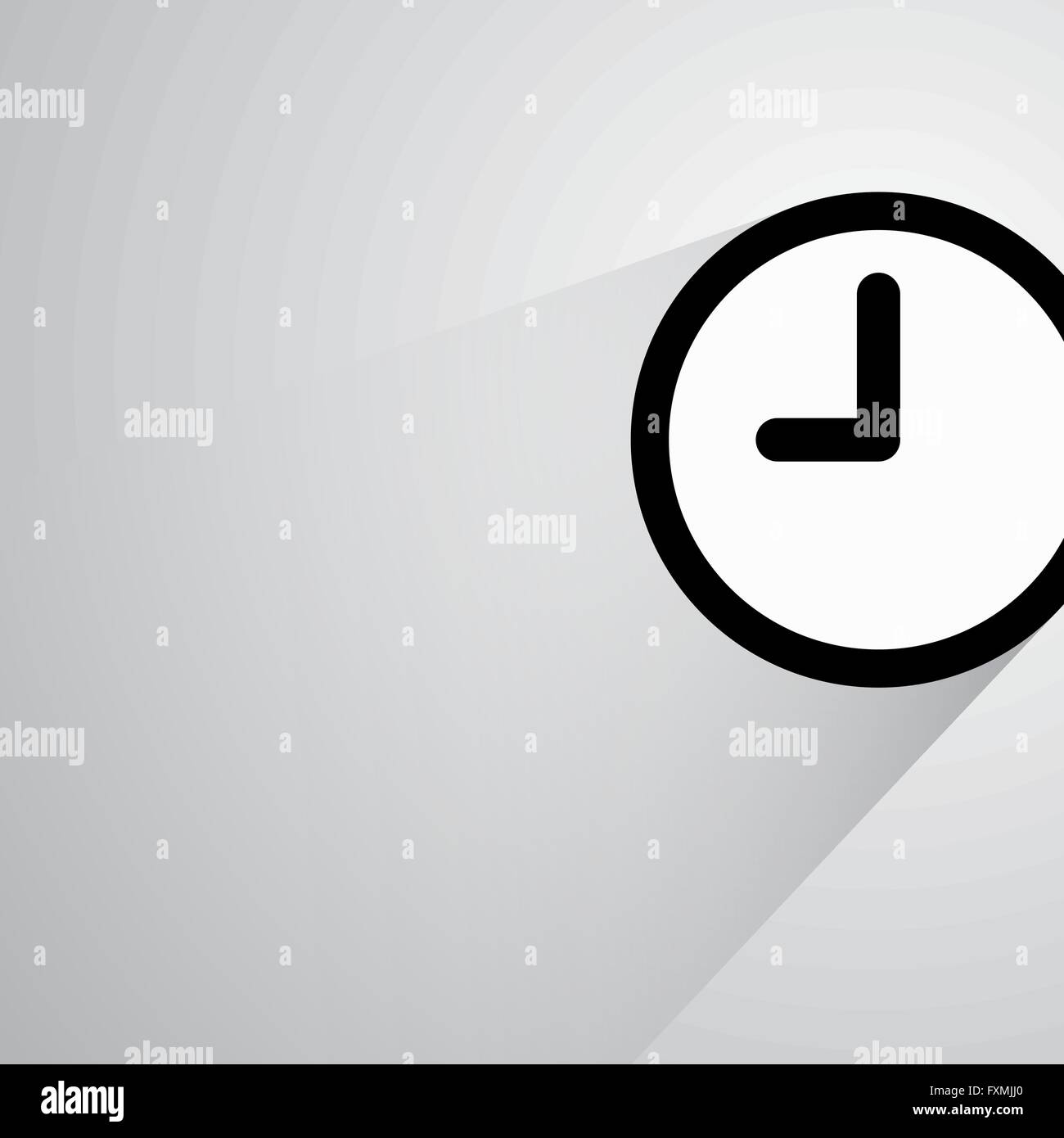 clock icon Stock Vector Image & Art - Alamy