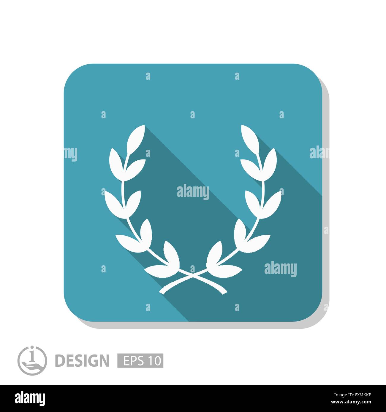 Pictograph of laurel wreath Stock Vector Image & Art - Alamy