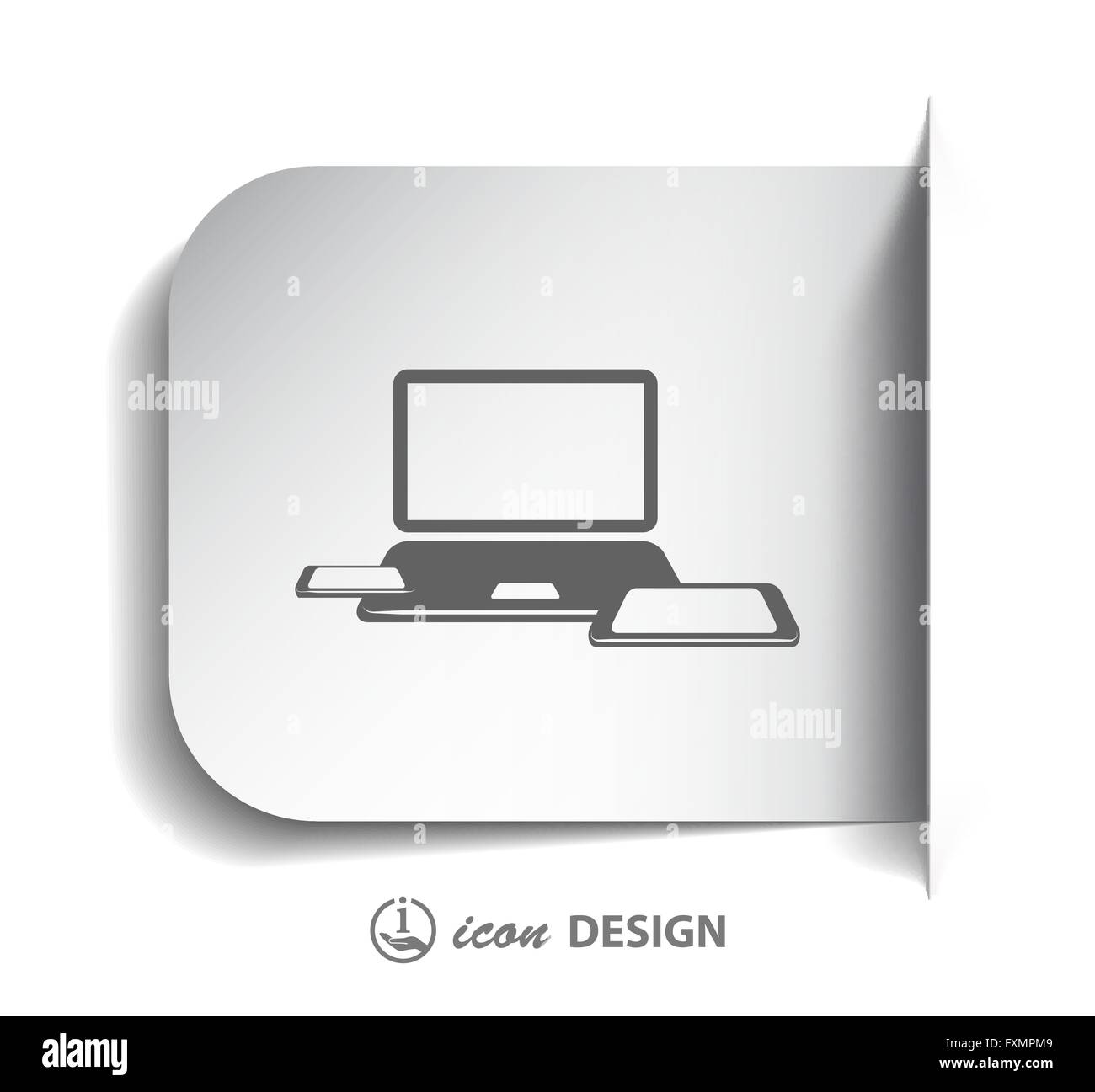 Computer Picograph Pictograph of computer Stock Vector Image & Art - Alamy