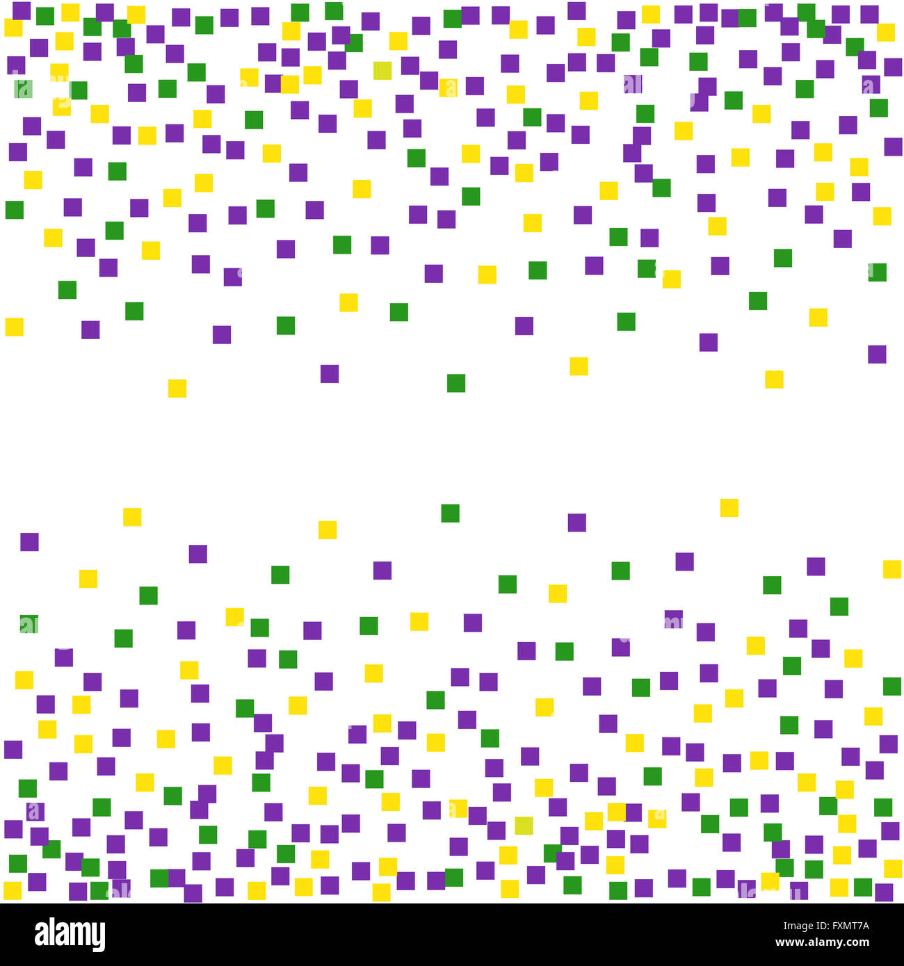 Mardi Gras background with confetti. Vector illustration Stock Photo