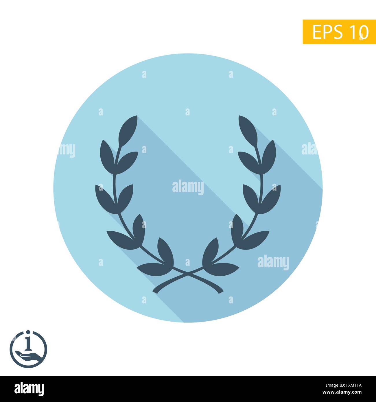 Pictograph of laurel wreath Stock Vector Image & Art - Alamy