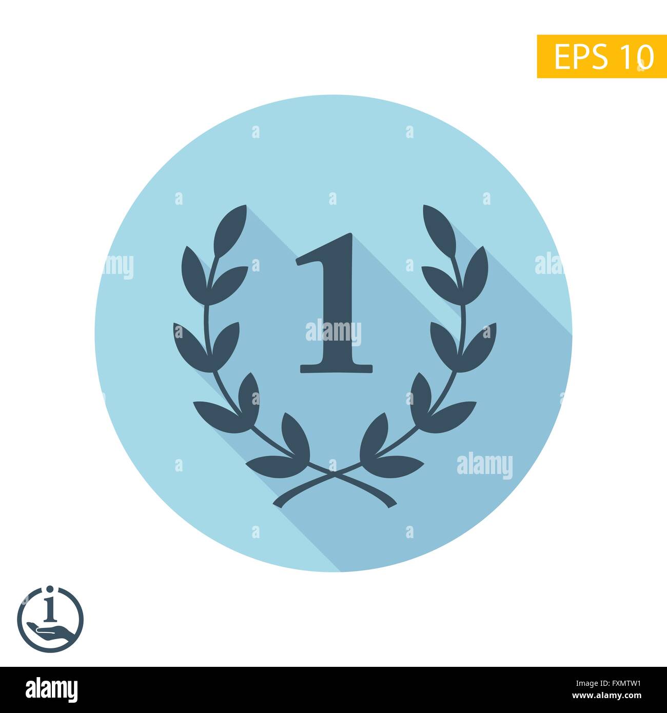 Pictograph of laurel wreath Stock Vector Image & Art - Alamy