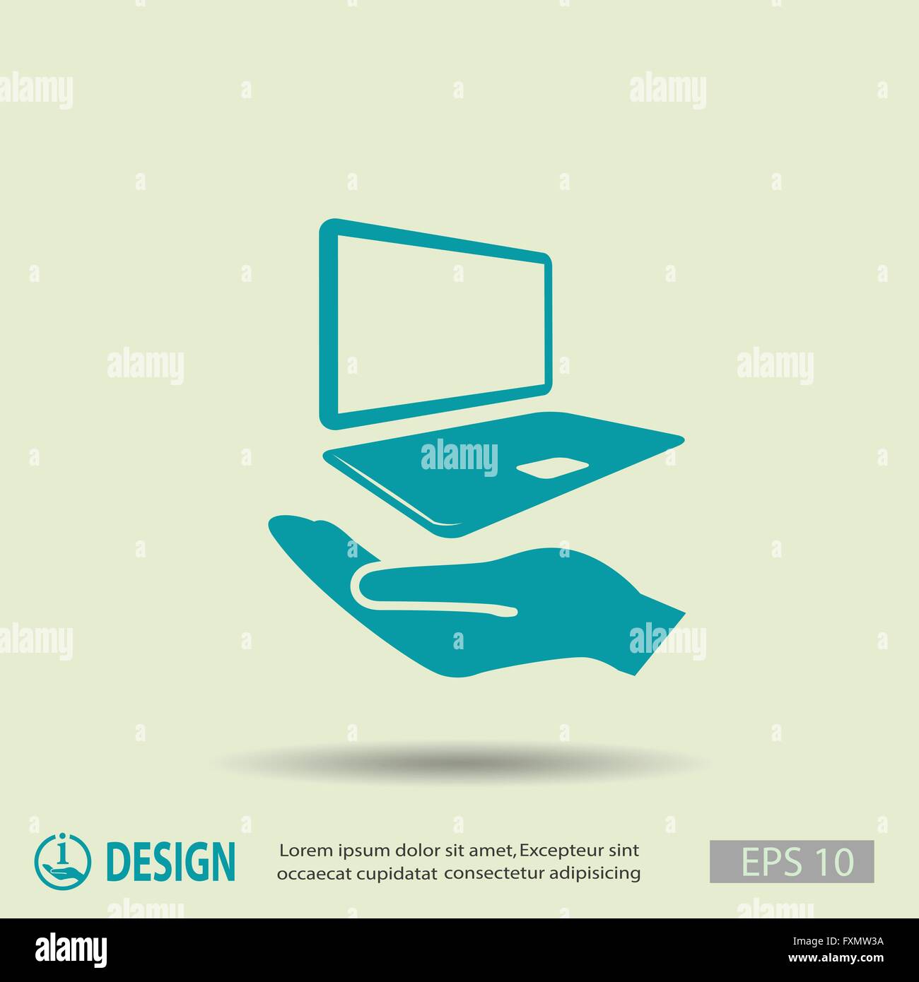 Pictograph of computer Stock Vector Image & Art - Alamy