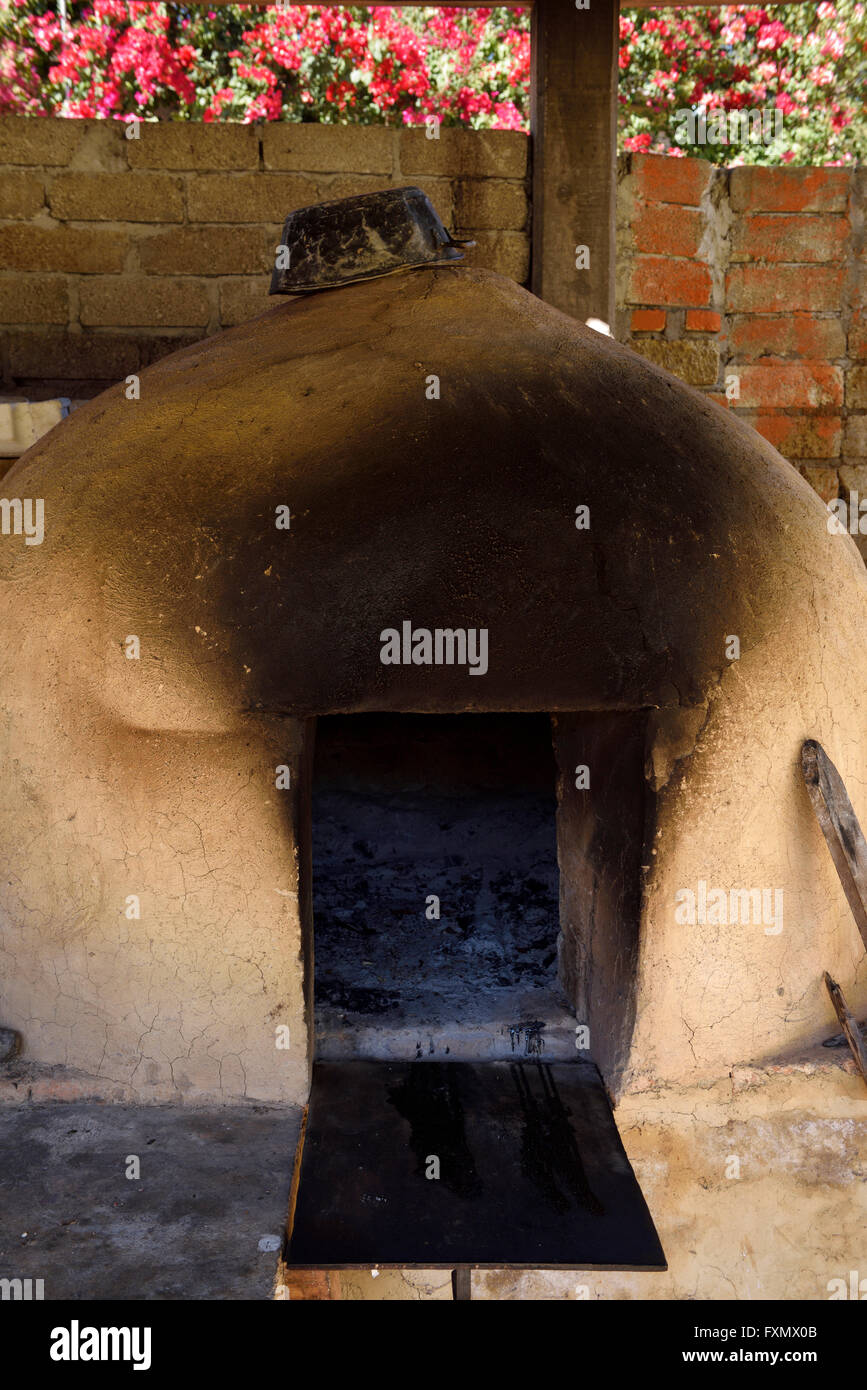 Beehive stone oven for baking bread and cookies Jalisco Mexico Stock