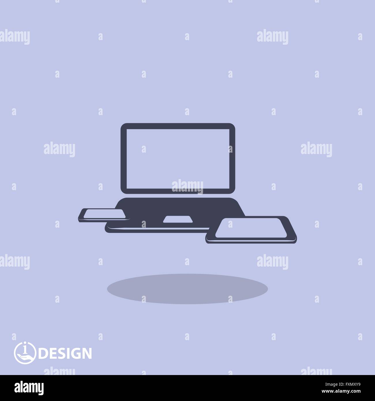 Pictograph of computer Stock Vector Image & Art - Alamy