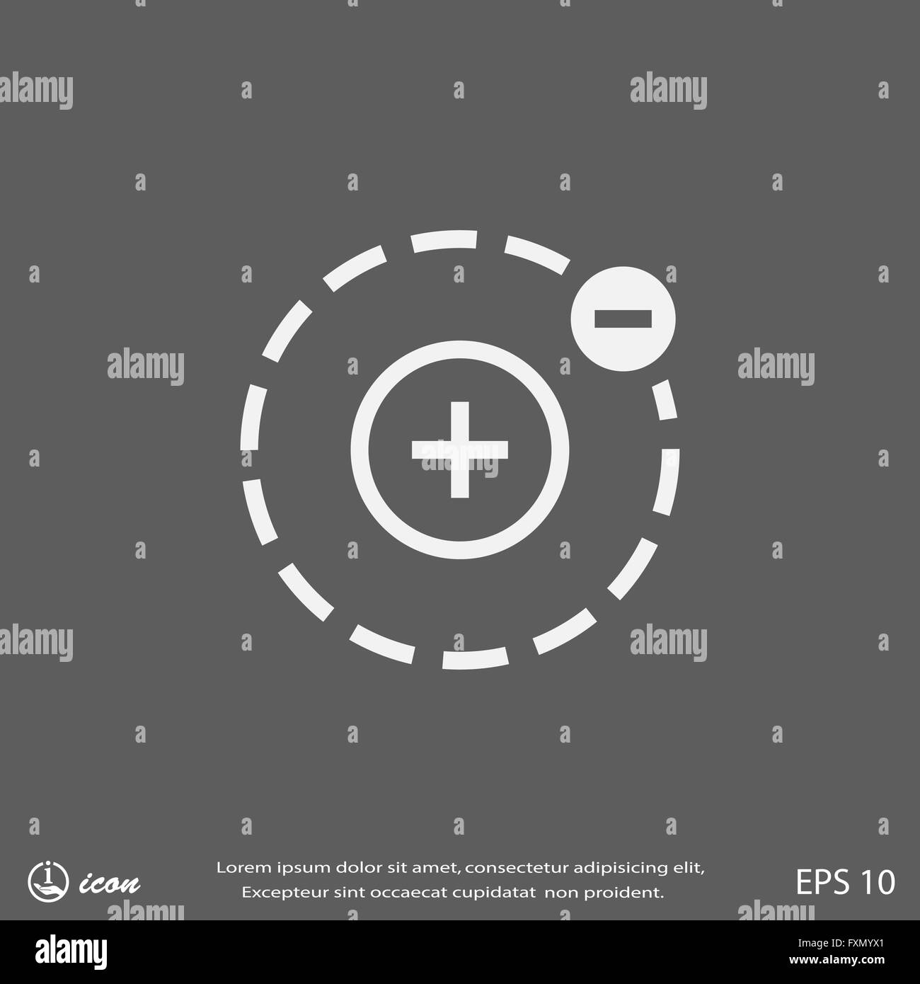 Pictograph of atom Stock Vector Image & Art - Alamy
