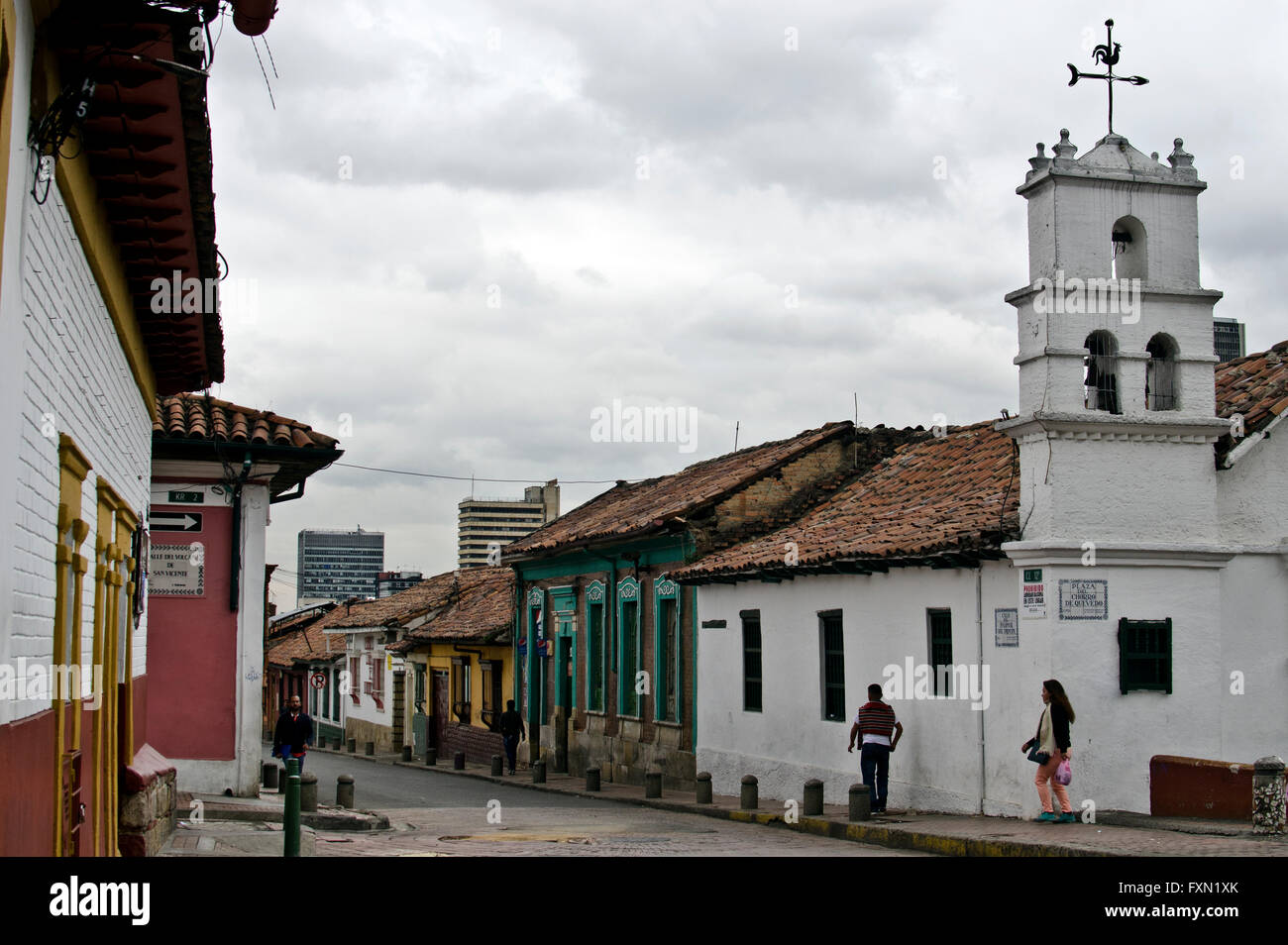 La Candelaria, Bogota Old Town, Columbia Stock Photo