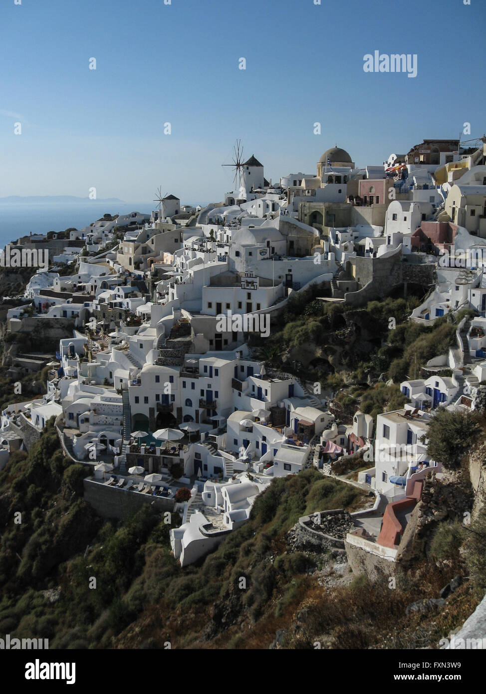 Oia Santorini Greek Islands Stock Photo