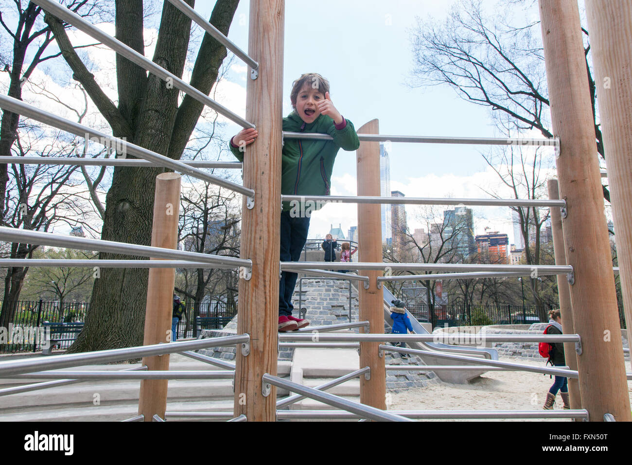 Adventure playground, Central Park, Manhattan, New York City, United