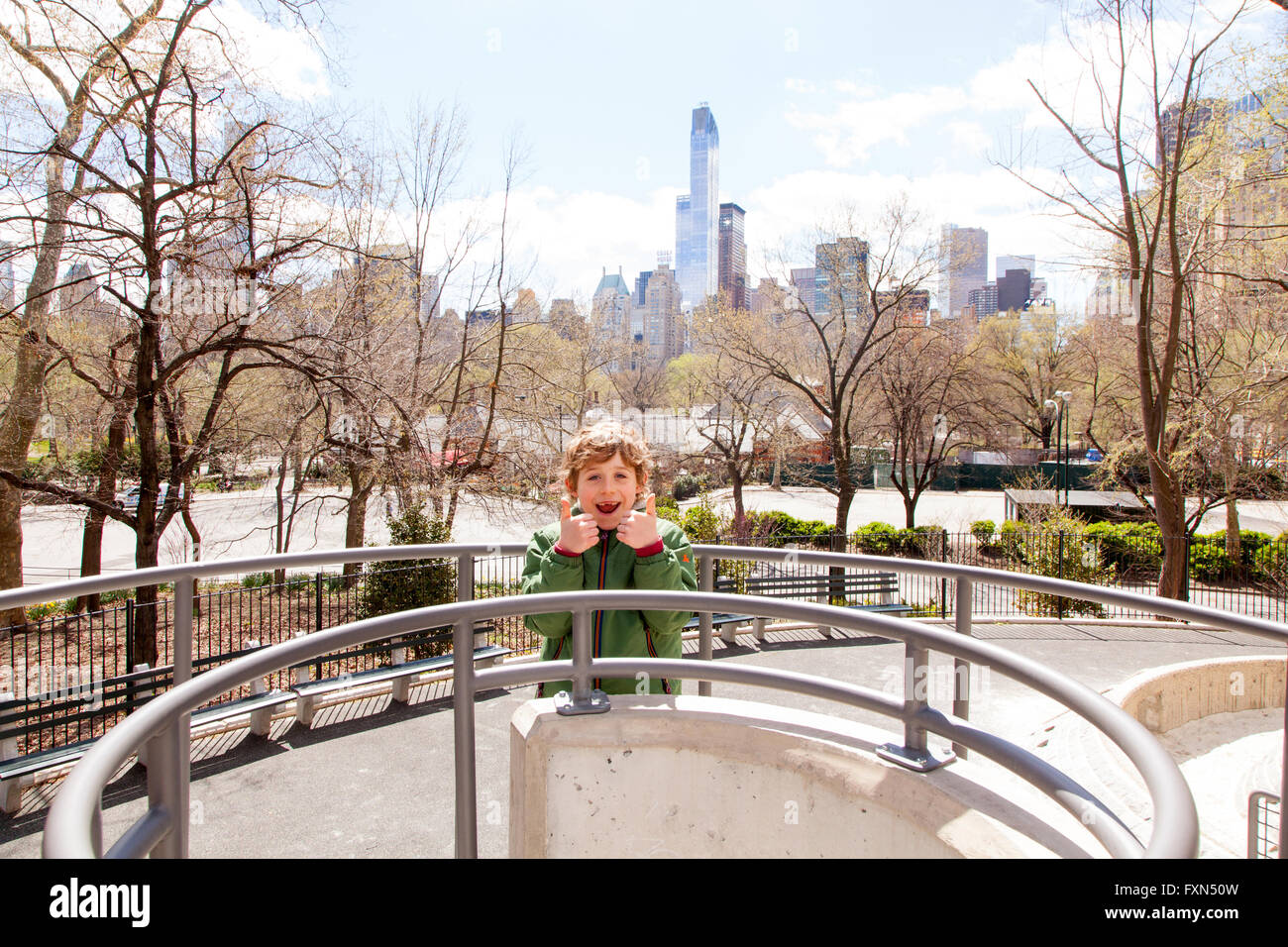 Adventure playground, Central Park, Manhattan, New York City, United