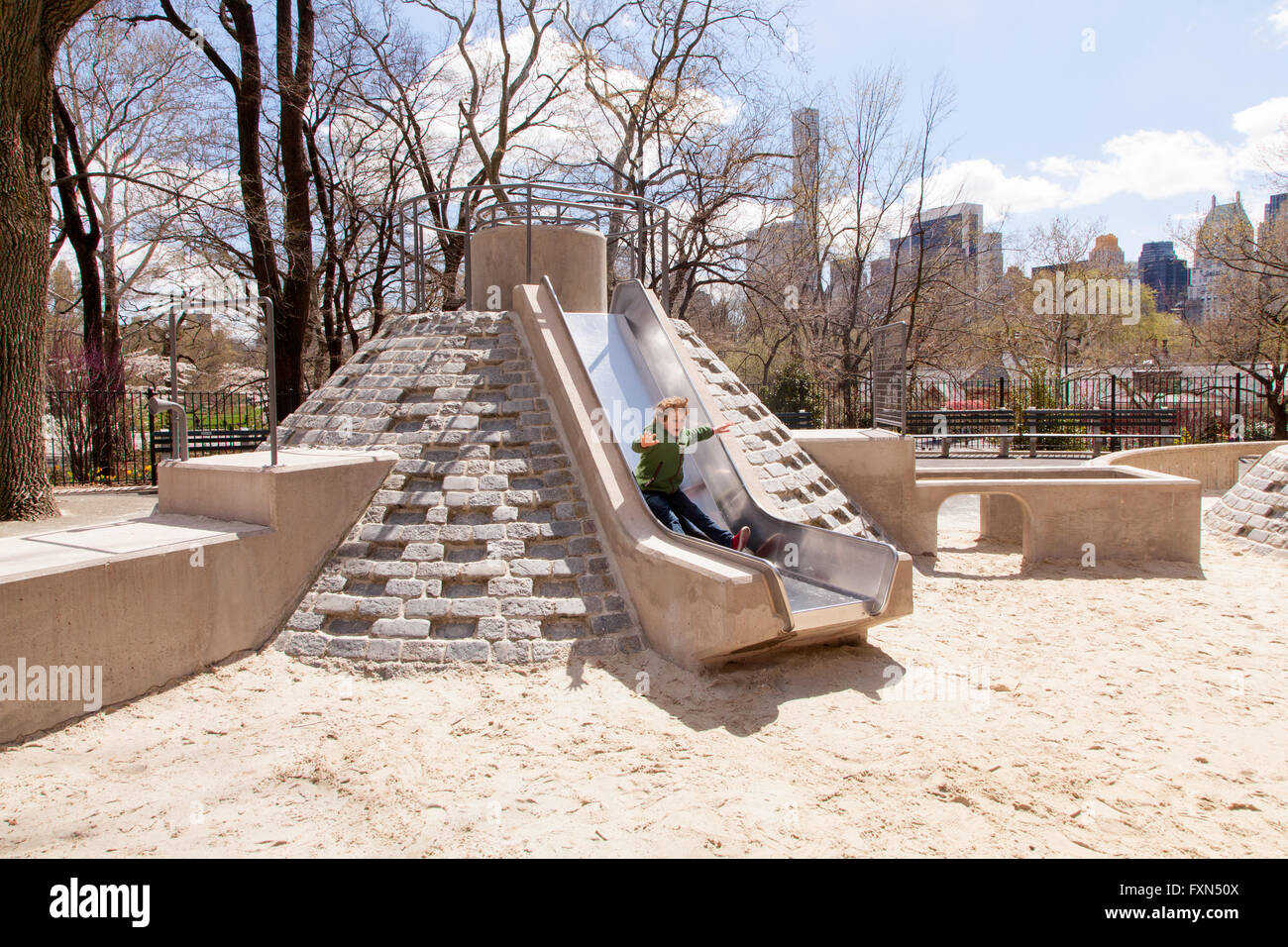 Adventure playground, Central Park, Manhattan, New York City, United