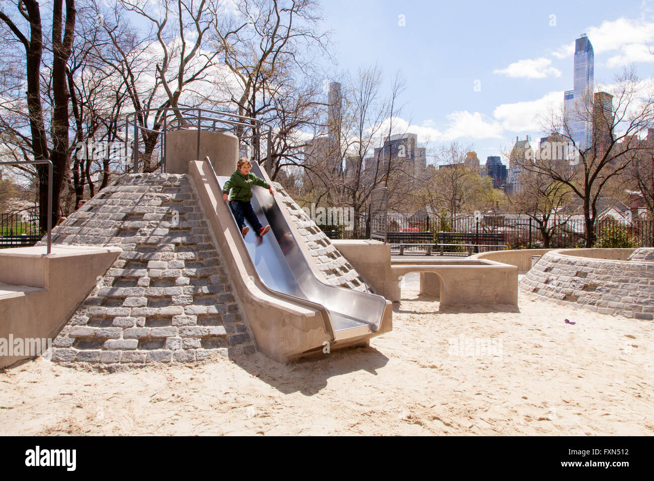Adventure playground, Central Park, Manhattan, New York City, United