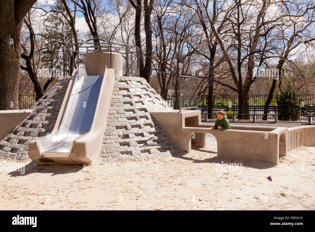 Adventure playground, Central Park, Manhattan, New York City, United