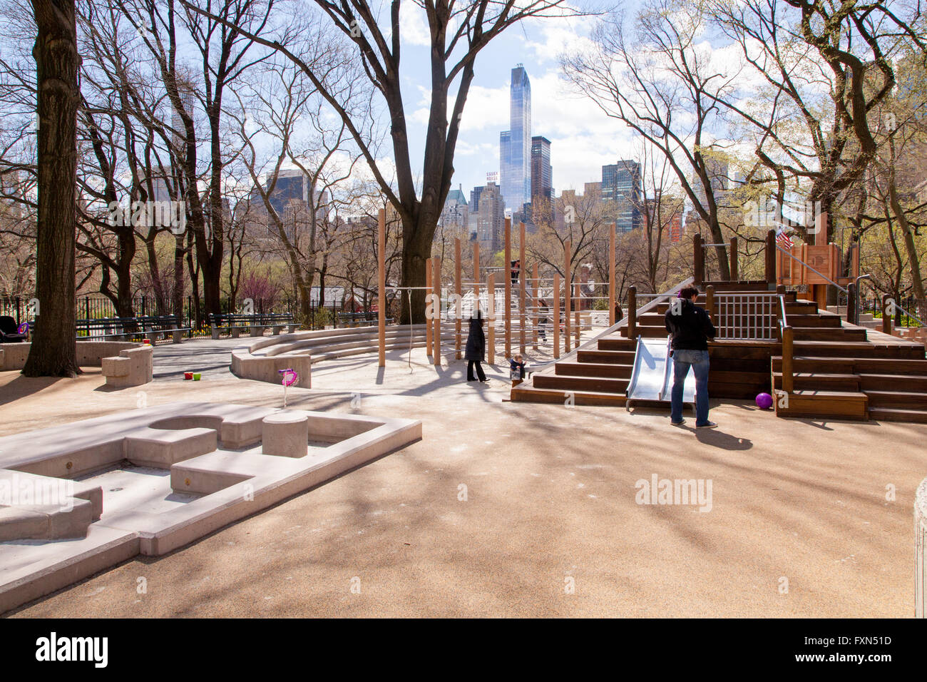 Adventure playground, Central Park, Manhattan, New York City, United