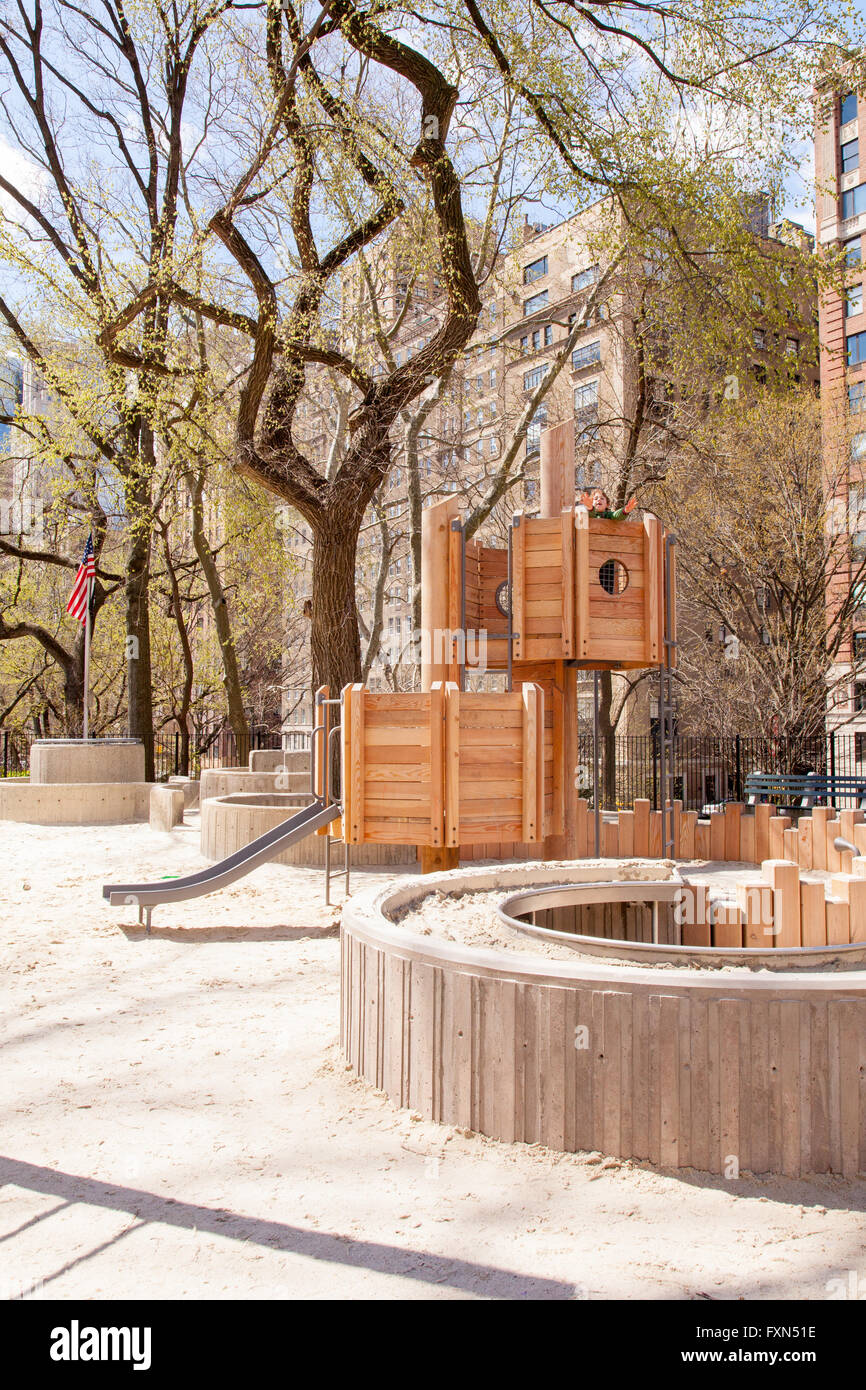 Adventure playground, Central Park, Manhattan, New York City, United