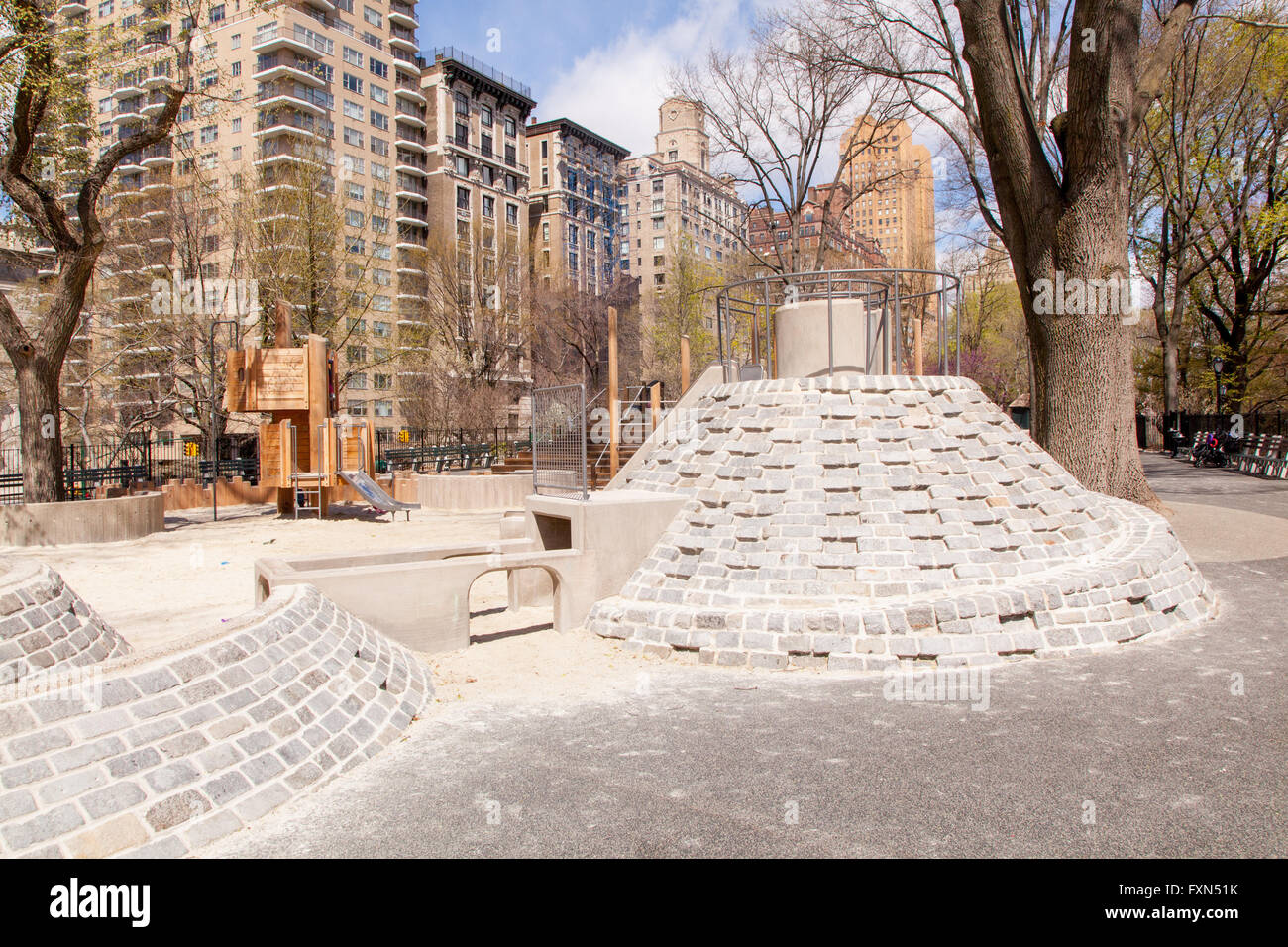 Adventure playground, Central Park, Manhattan, New York City, United
