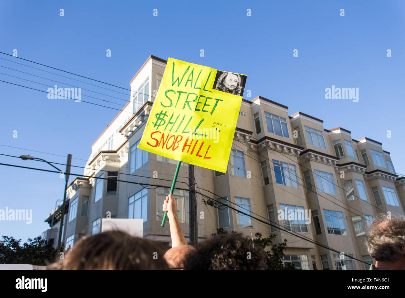 Demonstrators Chanted And Carried Signs Outside A Fundraiser For