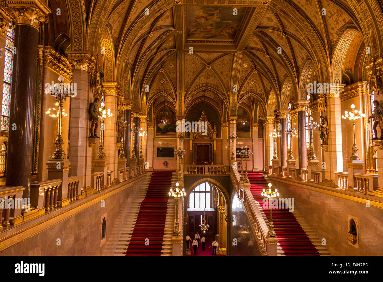 Budapest parliament interior hi-res stock photography and images - Alamy