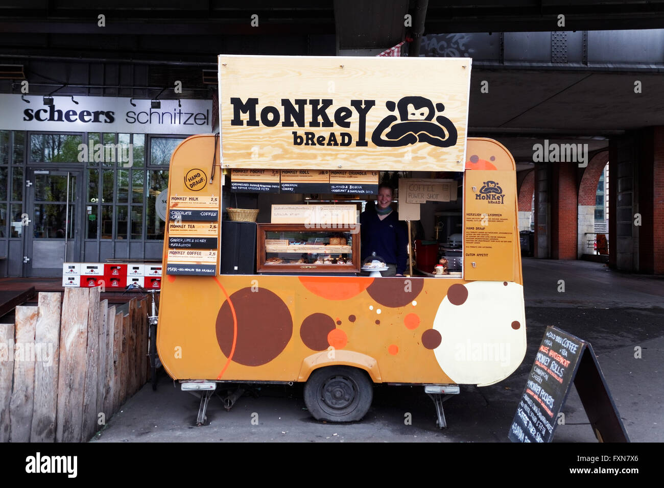 Monkey bread, Berlin, Germany Stock Photo