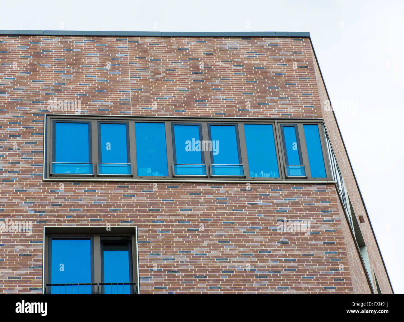 Facade of a building in Hafencity Hamburg, Germany Stock Photo - Alamy