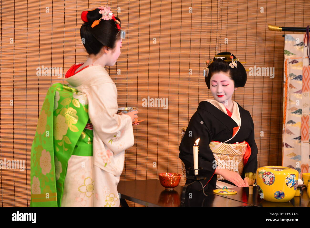 Tea Ceremony, Kyoto, Japan Stock Photo - Alamy