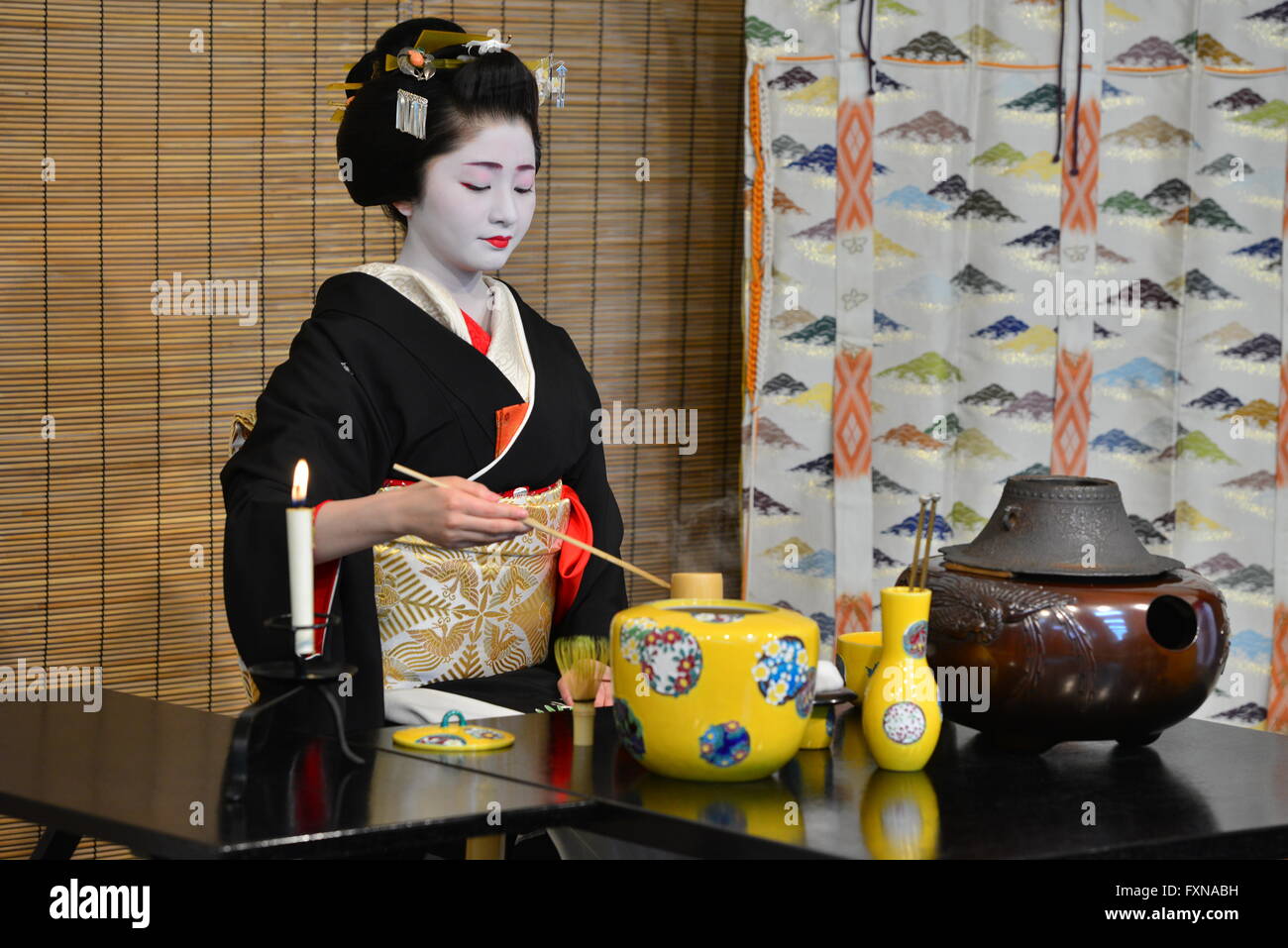Tea Ceremony, Kyoto, Japan Stock Photo Alamy