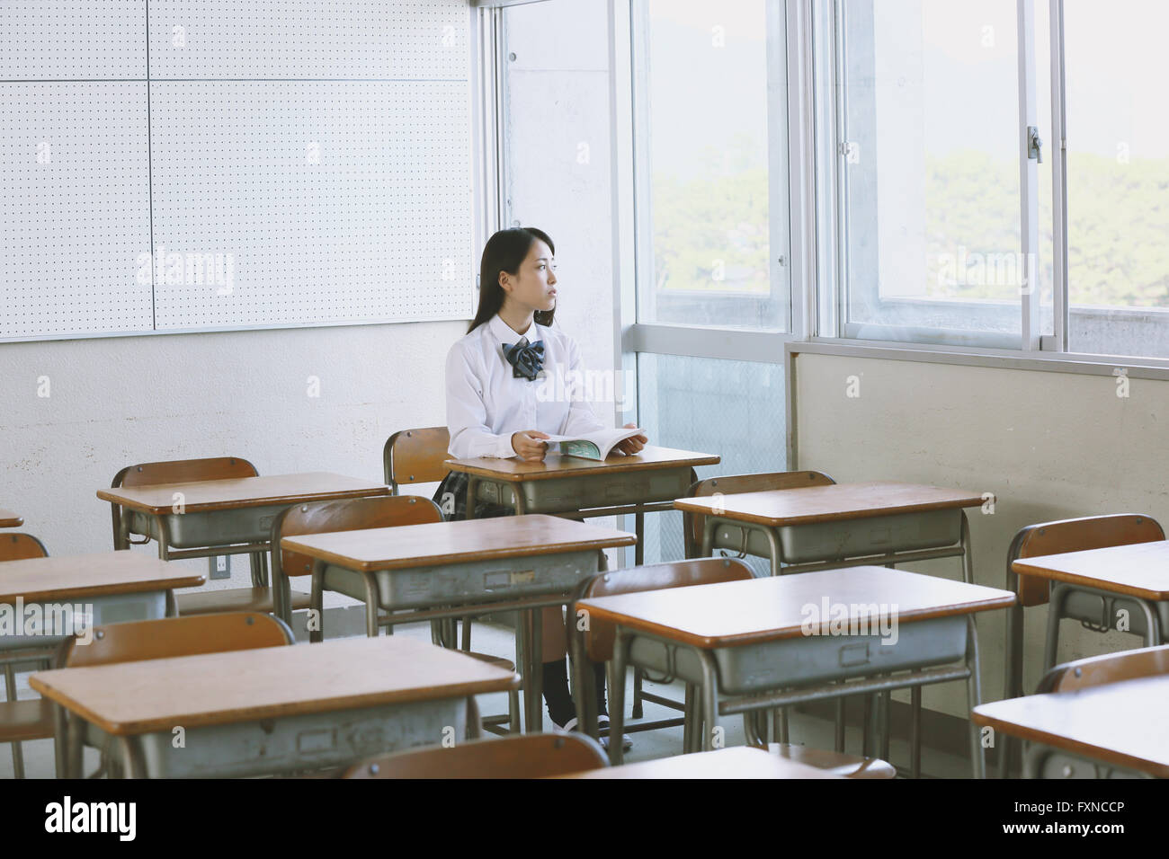 japanese high school classroom