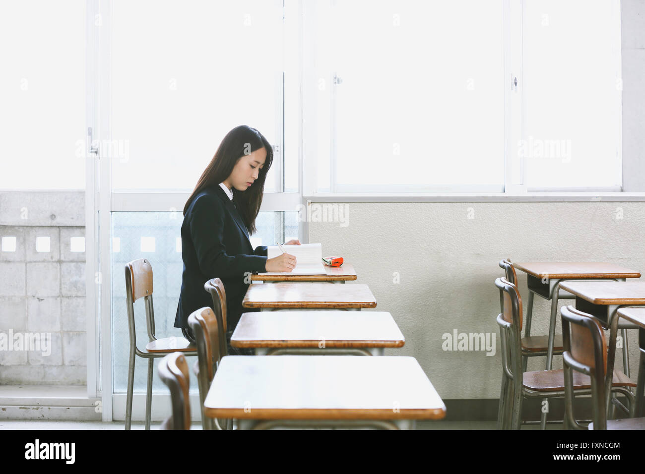 Interior Views Of An Empty Japanesestyle Classroom Stock Photo - Download  Image Now - iStock