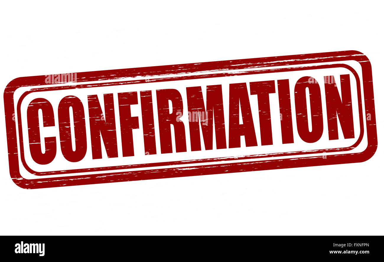 Stamp with word confirmation inside, vector illustration Stock Photo ...