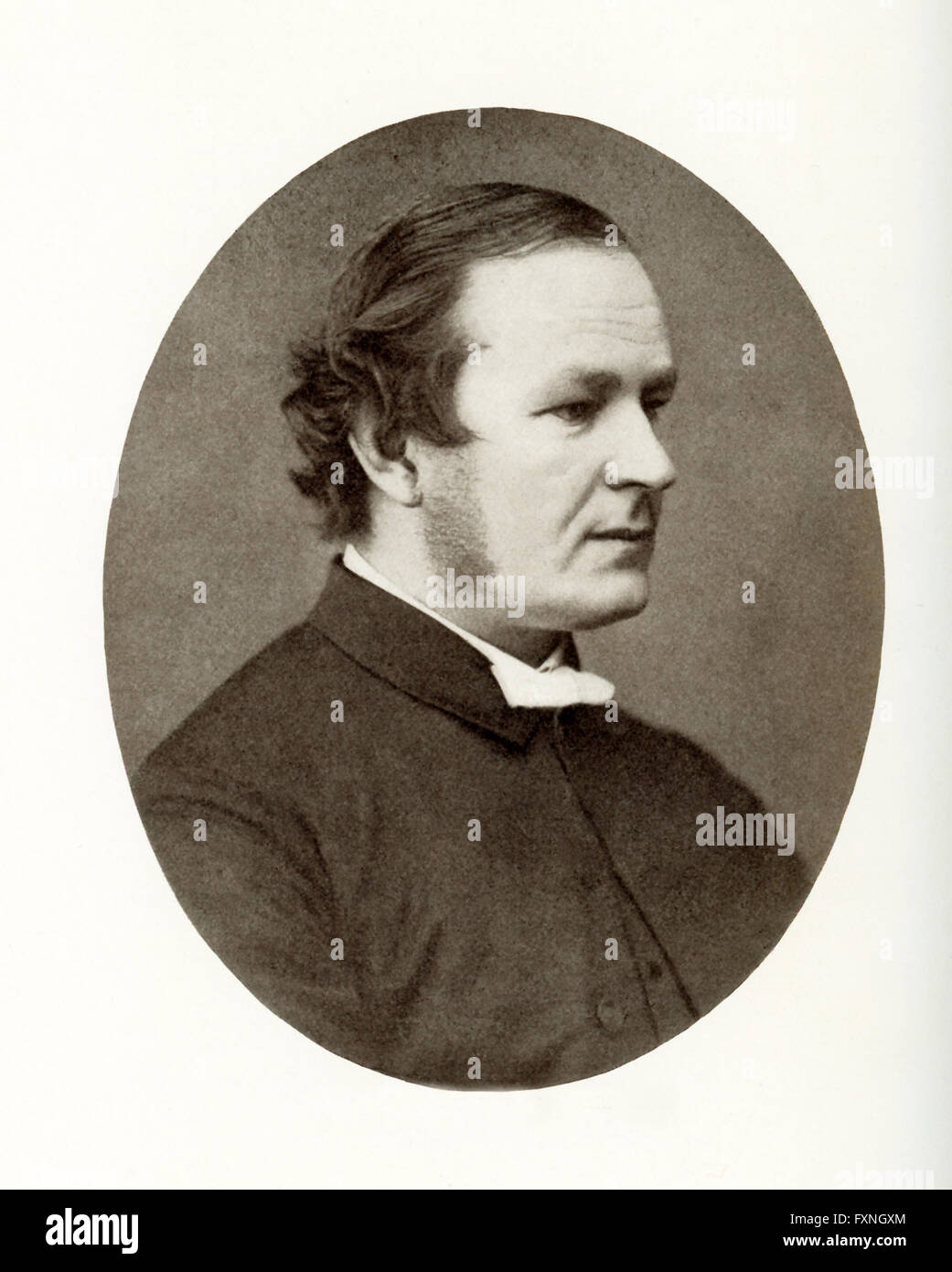 Frederick William Farrar (1831-1903) was a schoolteacher, author, and a clergyman with the Church of England. He served as a pallbearer at the funeral of Charles Darwin. He was also a member of the intellectual and secret society known as the Cambridge Apostles. Stock Photo