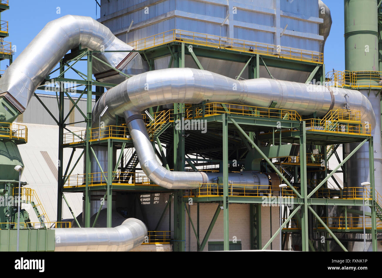 Industrial facilities in a modern factory Stock Photo Alamy