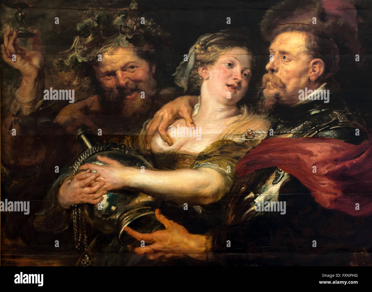 Italy Genova Musei di Strada Nuova - Galleria di Palazzo Bianco - Pieter Paul Rubens - 'Marte e Venere ' - 1632 - 1636 Stock Photo