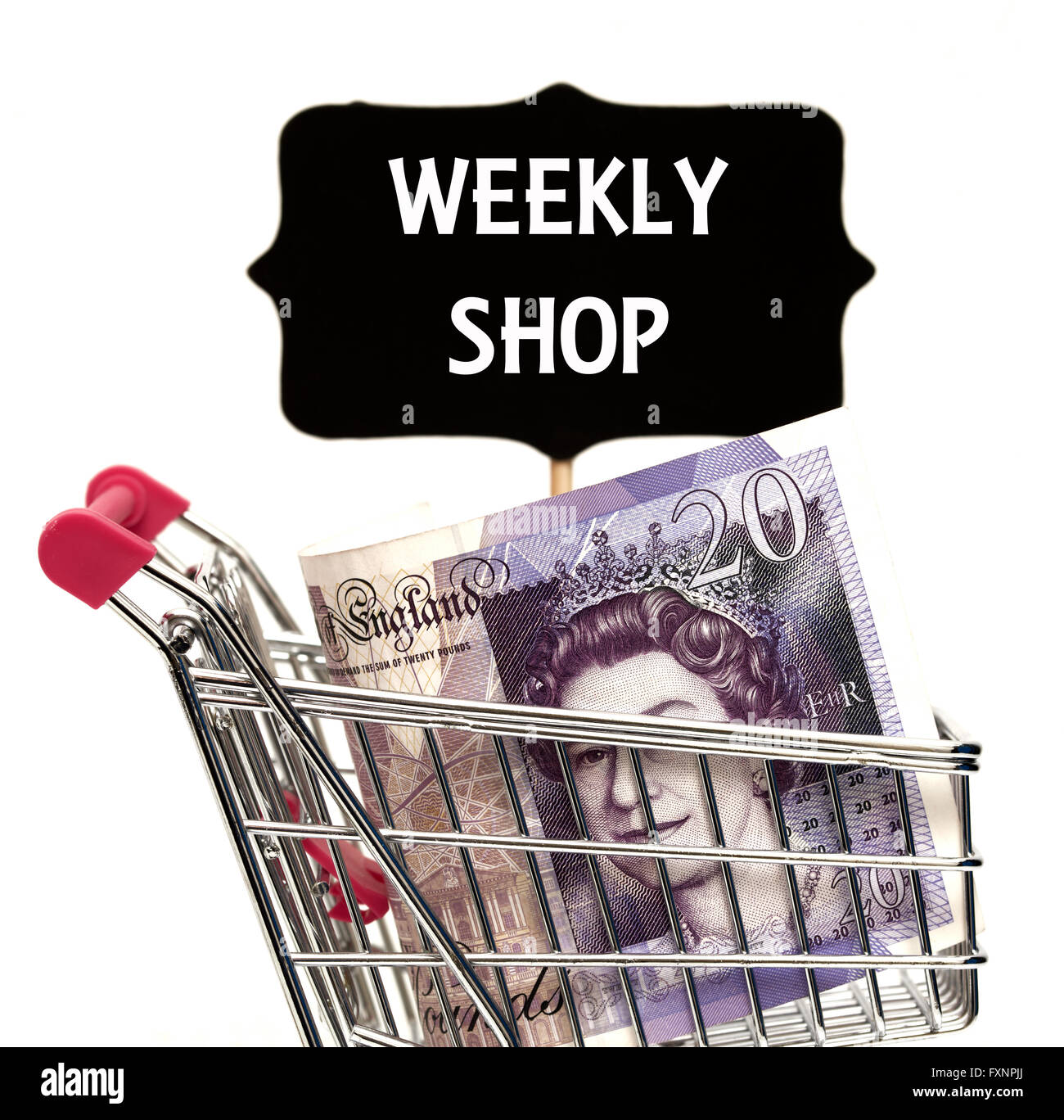 Weekly Shoping Weekly shopping concept Stock Photo - Alamy