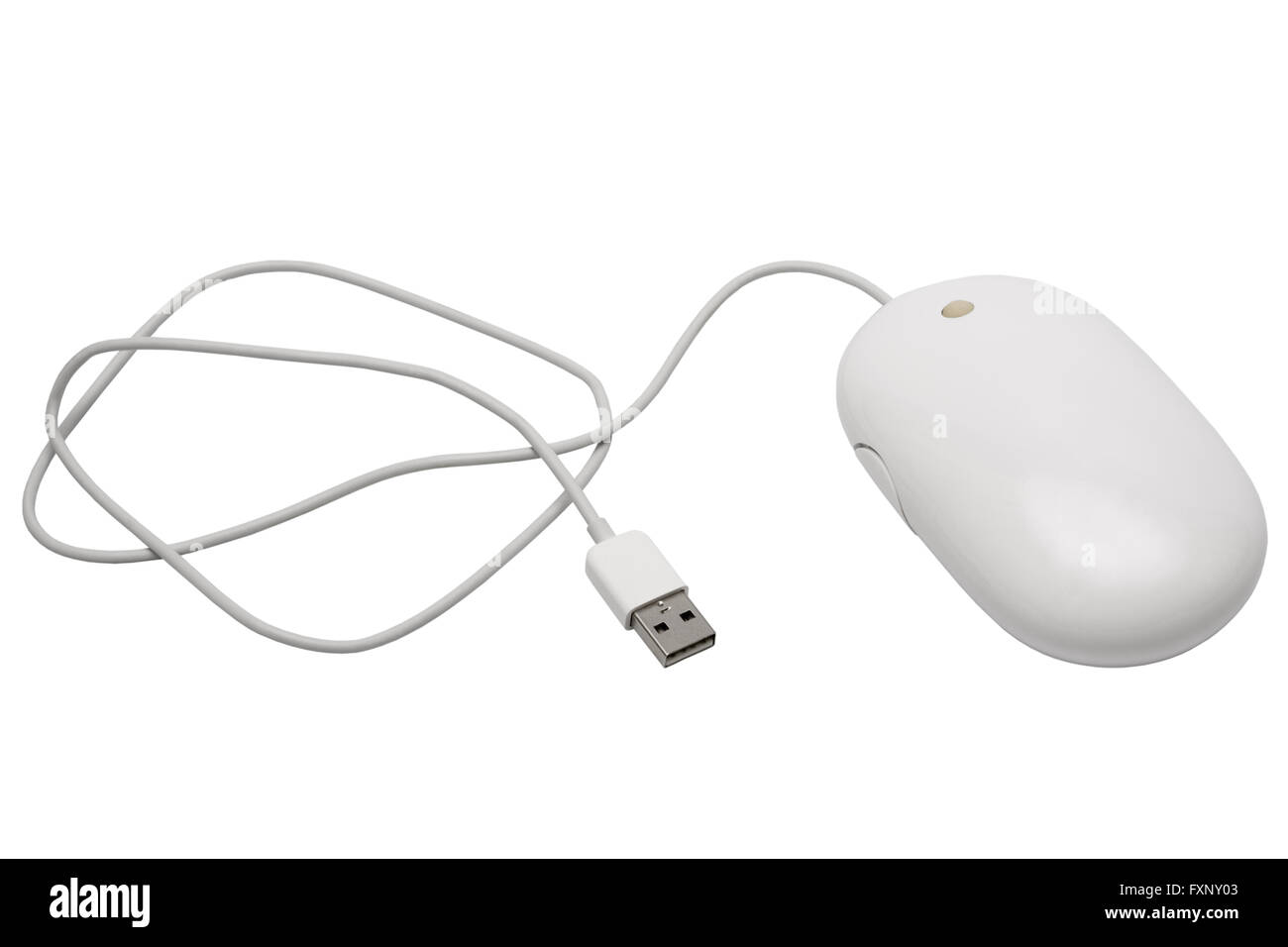 The mouse with a wheel on a white background Stock Photo - Alamy
