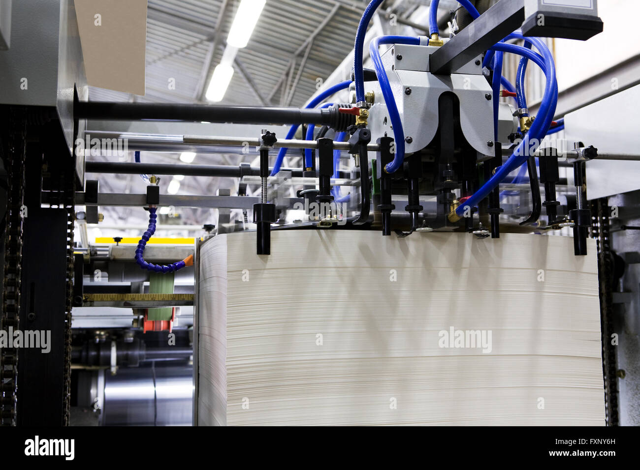 Polygraphic process in a modern printing house Stock Photo Alamy