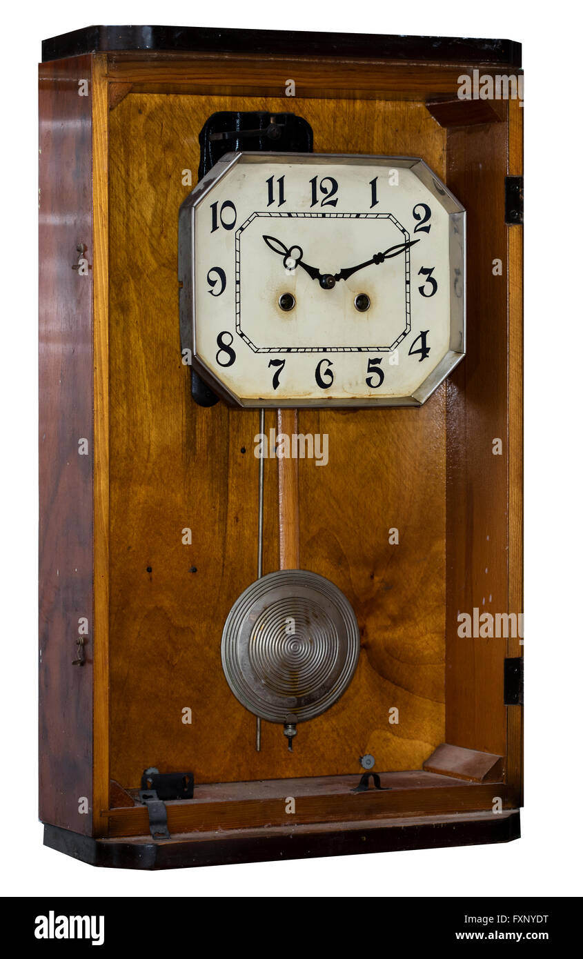 Pendulum clock antique Cut Out Stock Images & Pictures Alamy