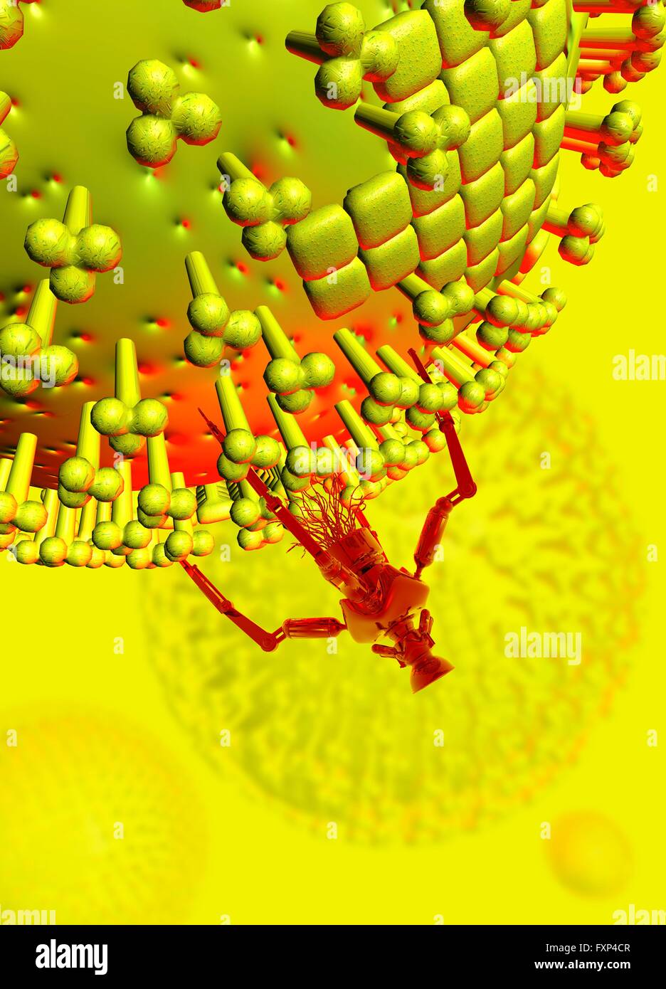 Nanobot and flu virus hi-res stock photography and images - Alamy