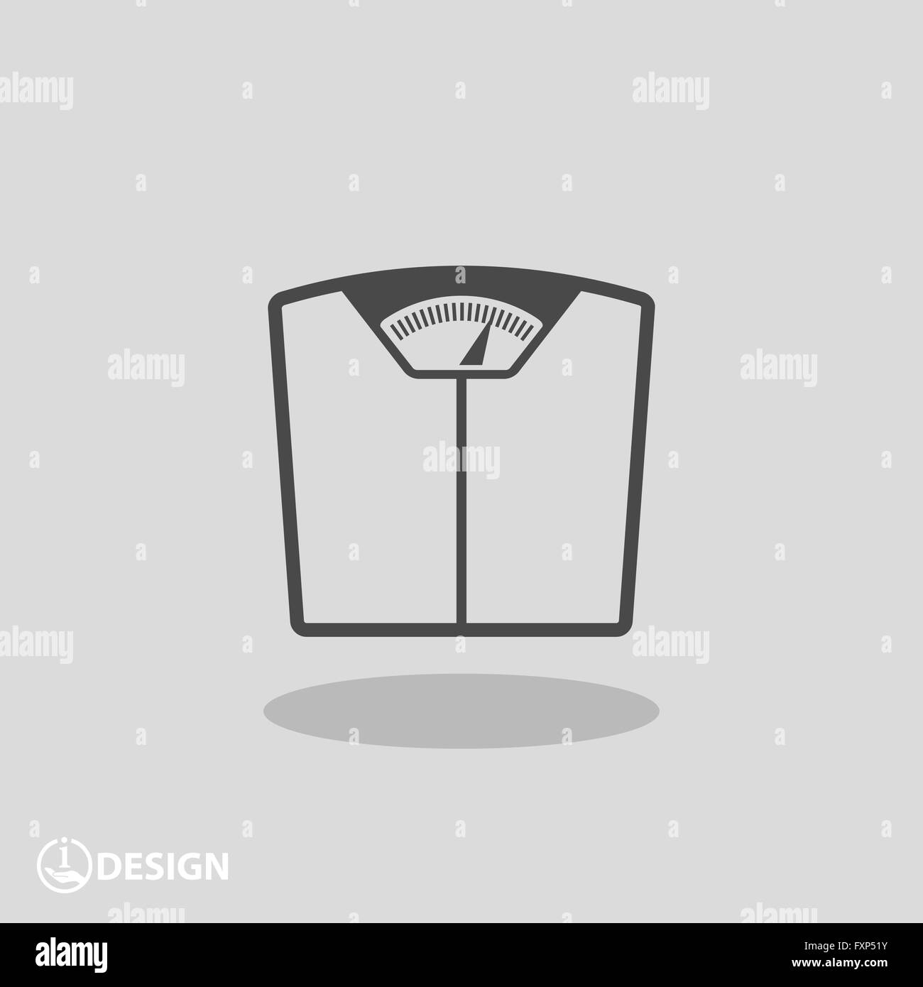 Pictograph of bathroom scale Stock Vector Image & Art - Alamy