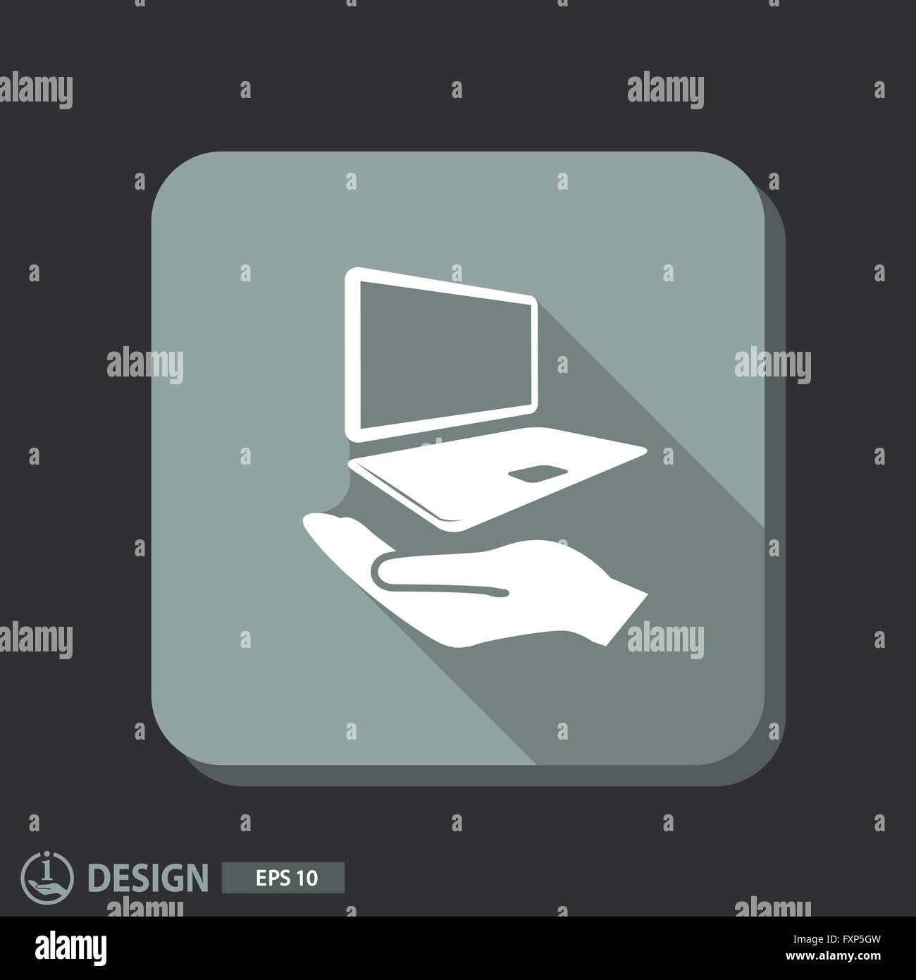 Pictograph of computer Stock Vector Image & Art - Alamy