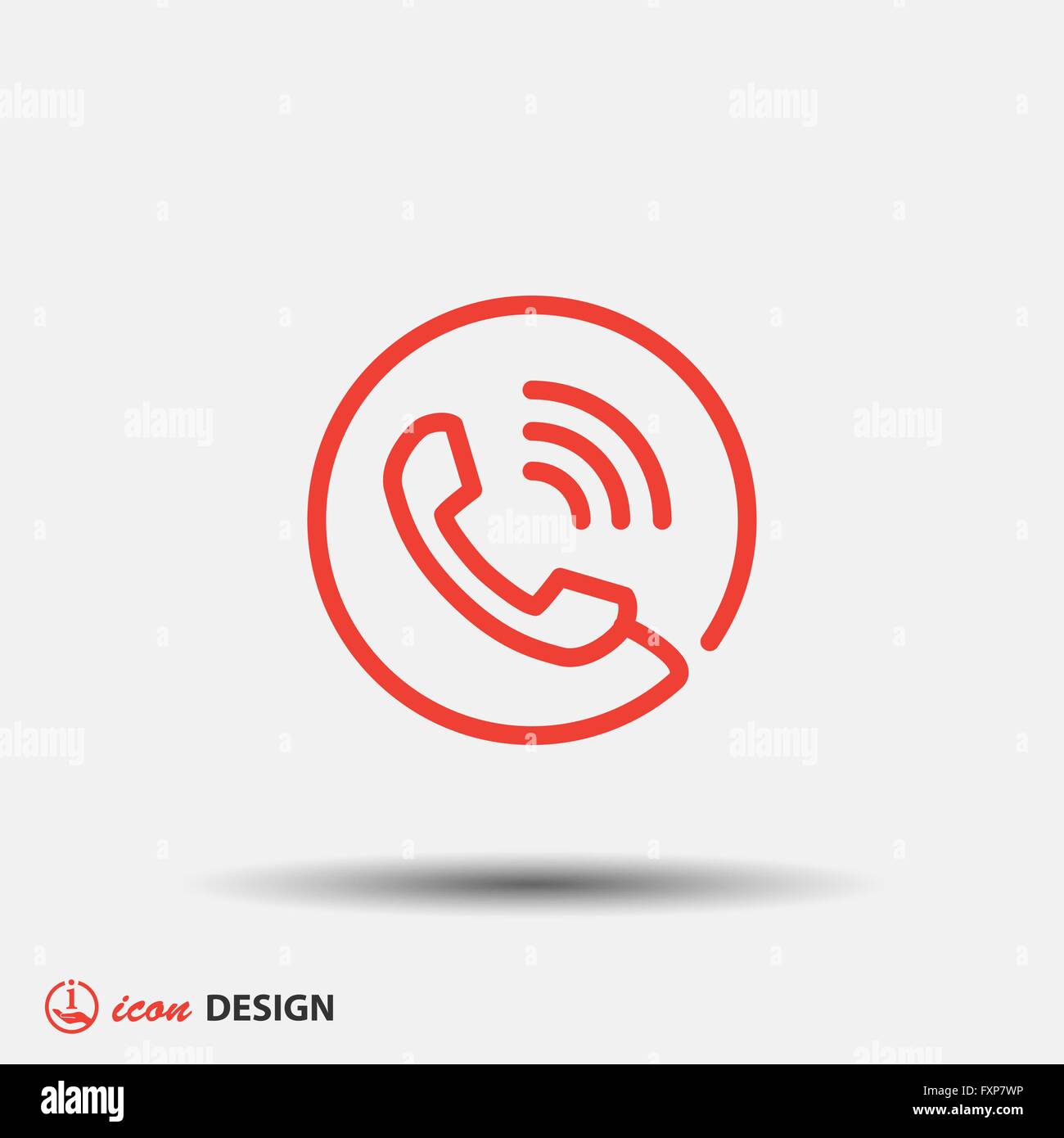Pictograph of phone Stock Vector Image & Art - Alamy