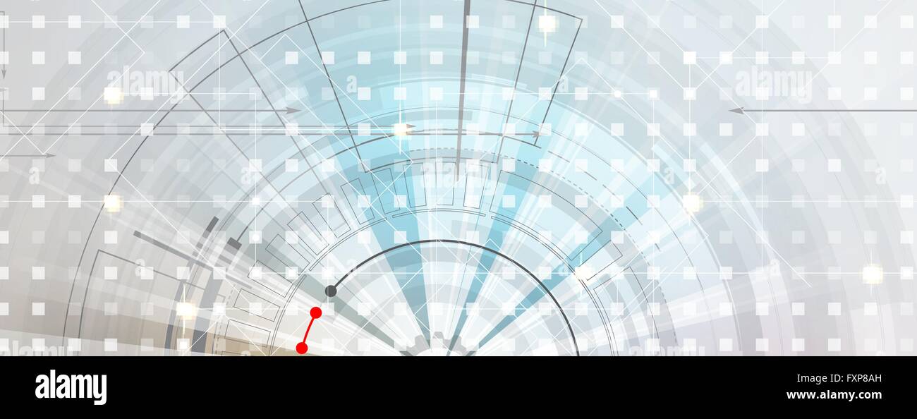 Abstract tech background. Futuristic interface. Vector illustration ...
