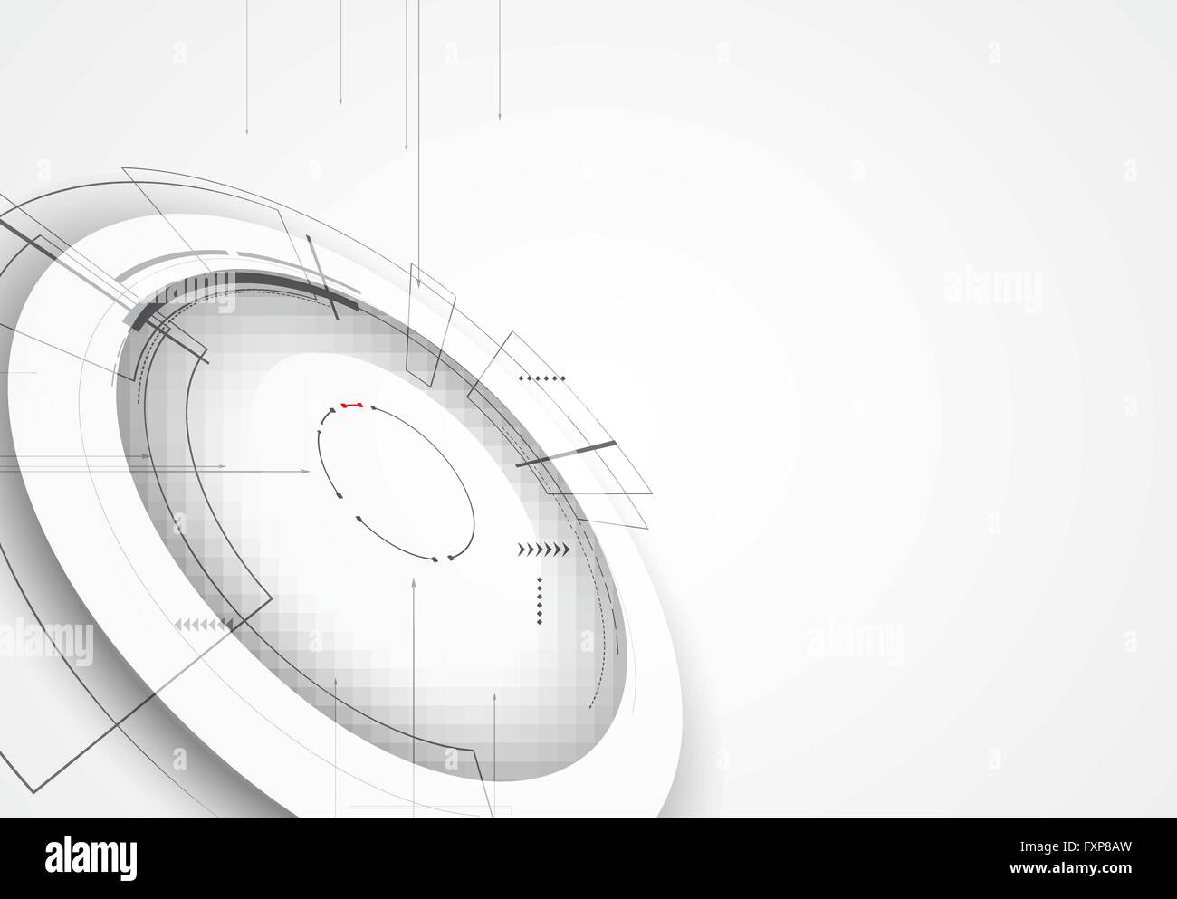 Abstract tech background. Futuristic interface. Vector illustration ...