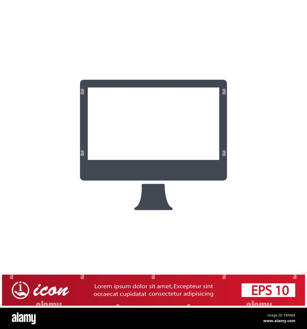 Pictograph of computer Stock Vector Image & Art - Alamy