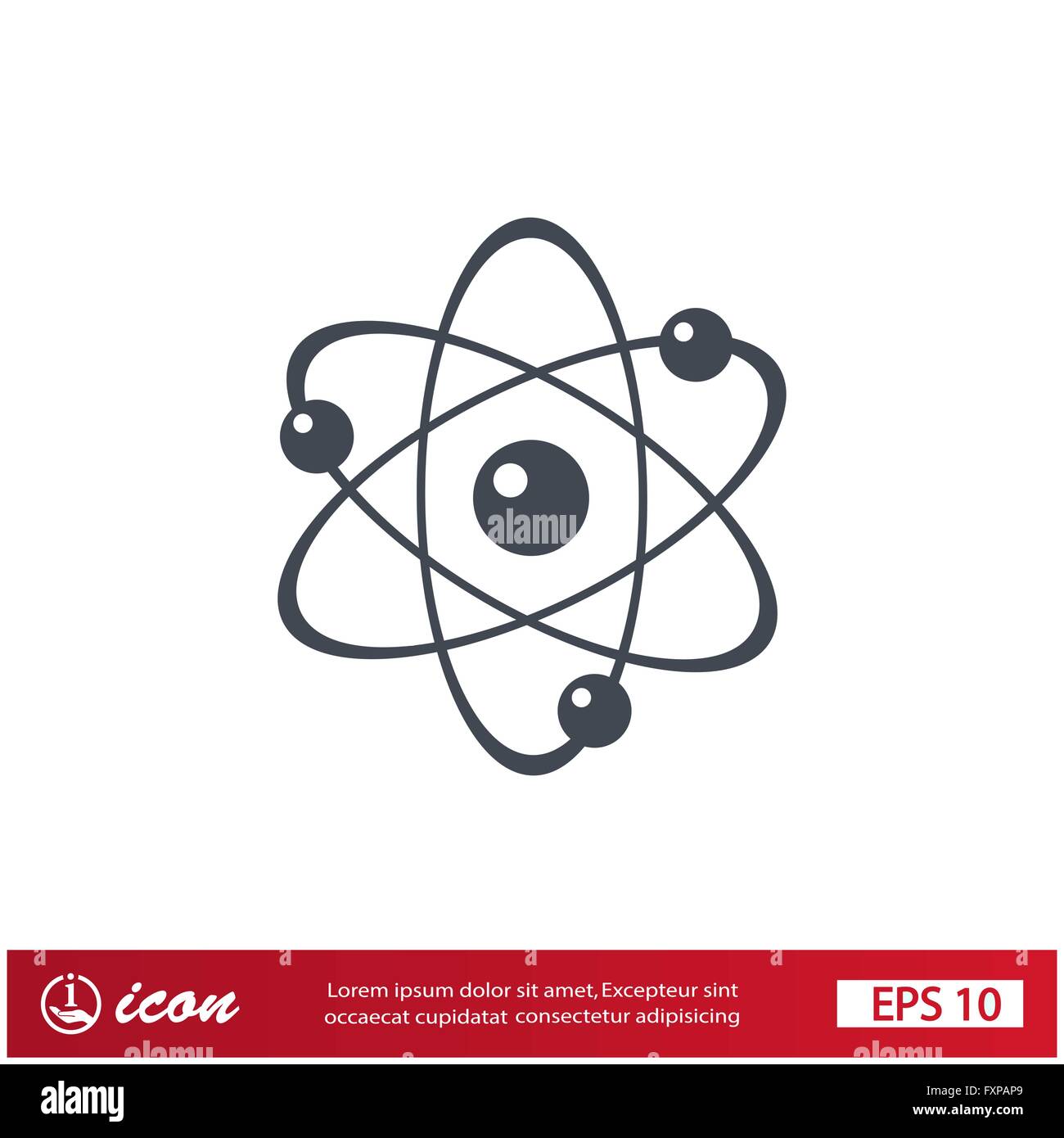 Pictograph of atom Stock Vector Image & Art - Alamy