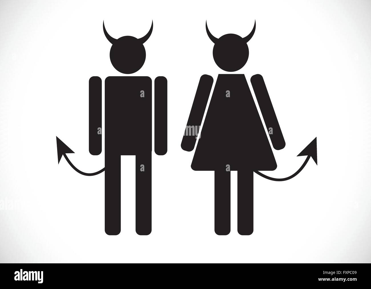 Pictogram Devil Icon Symbol Sign Stock Vector Image & Art - Alamy