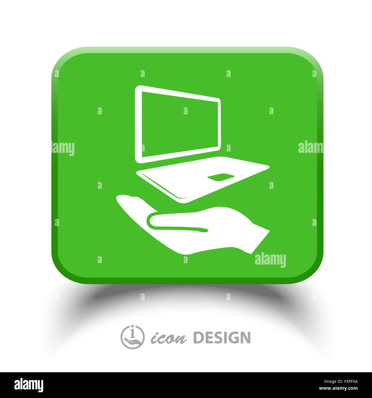 Pictograph of computer Stock Vector Image & Art - Alamy