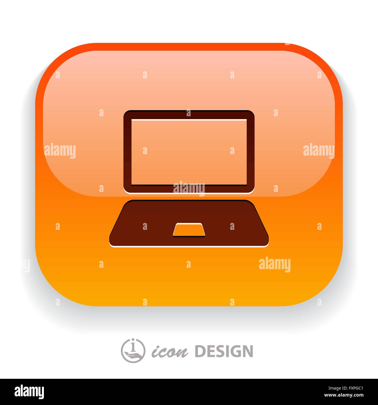Pictograph of computer Stock Vector Image & Art - Alamy