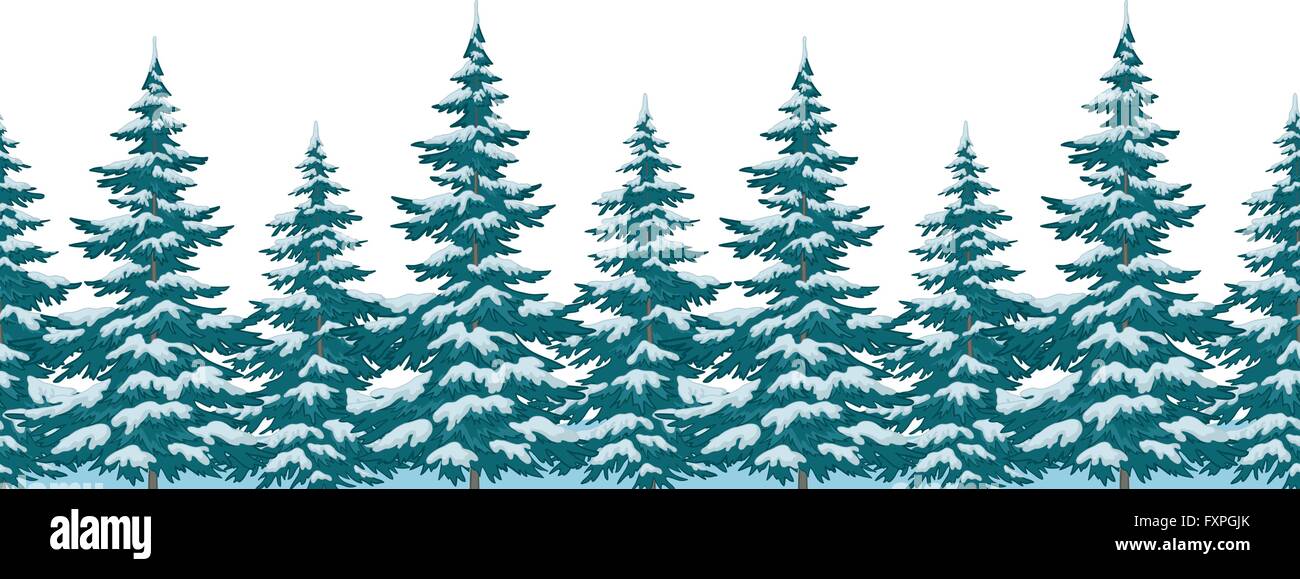 Seamless background, Christmas trees Stock Vector Image & Art - Alamy